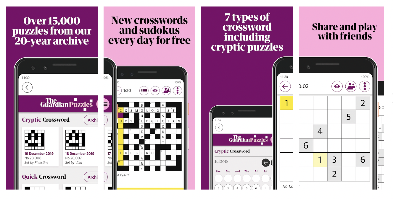 The Guardian Puzzles App
