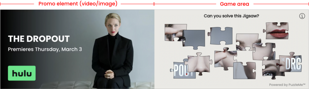Jigsaw Interactive Ad for Hulu