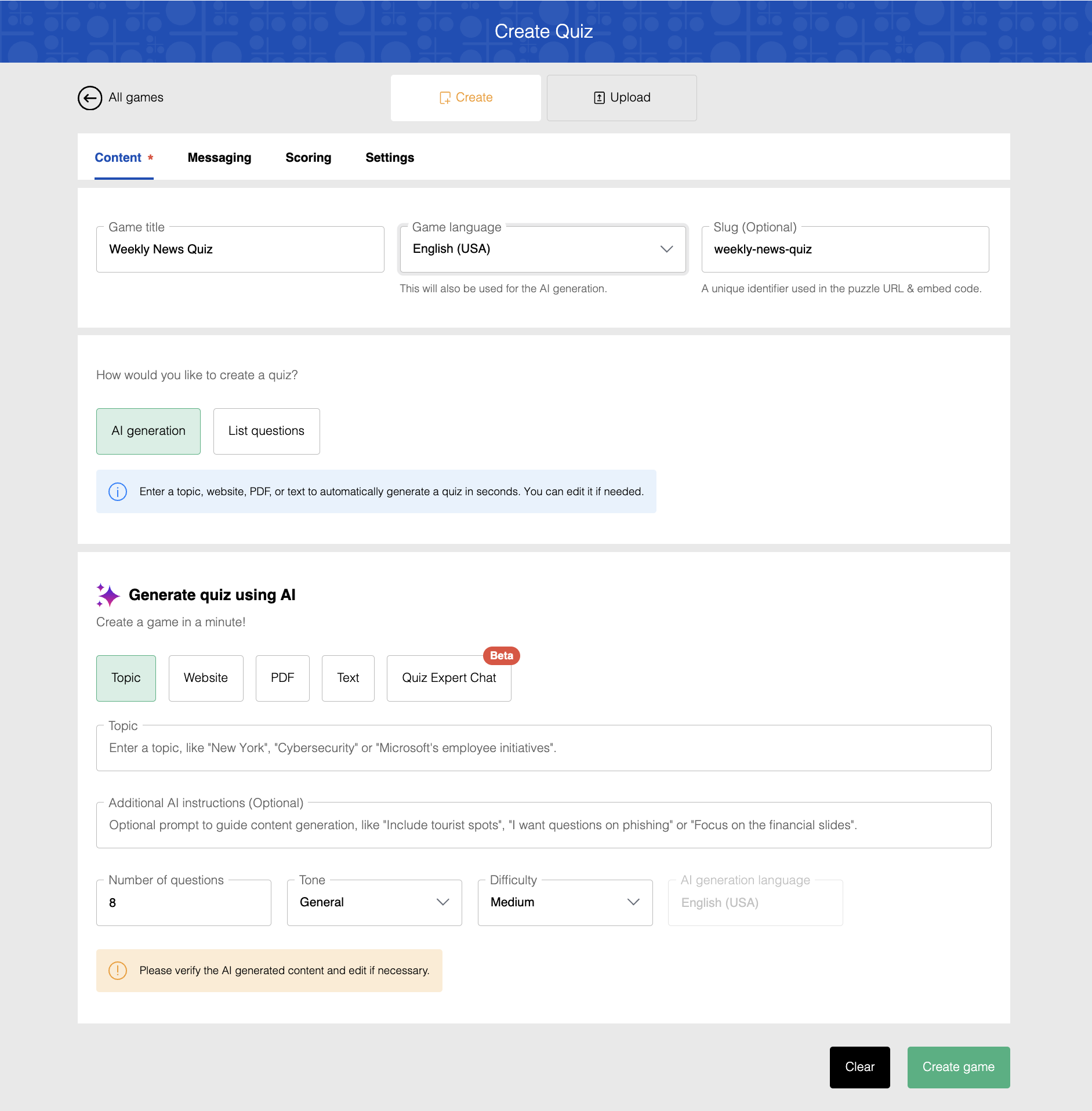 PuzzleMe AI news quiz builder for local and independent publishers