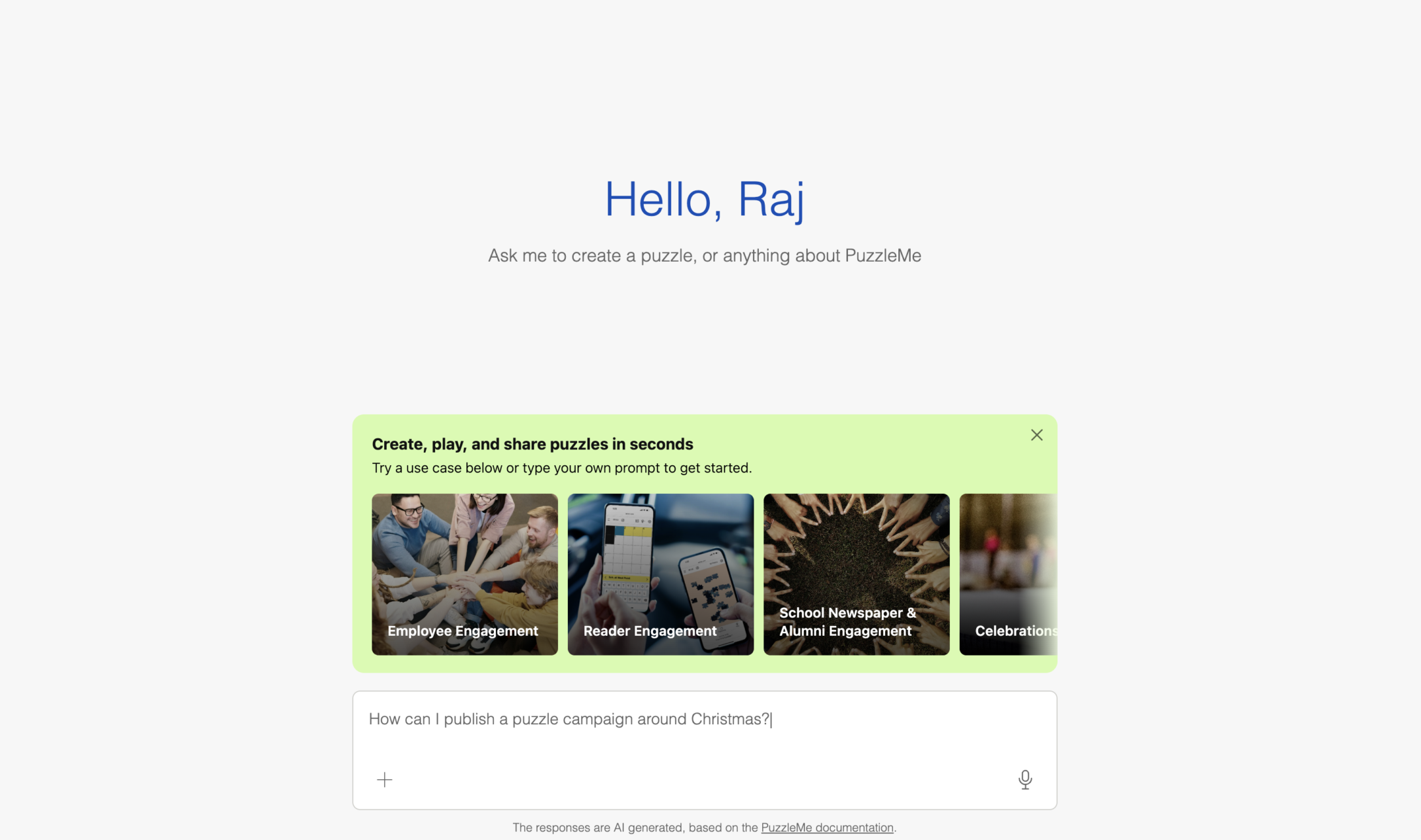 PuzzleMe AI agent for creating a news quiz from an article